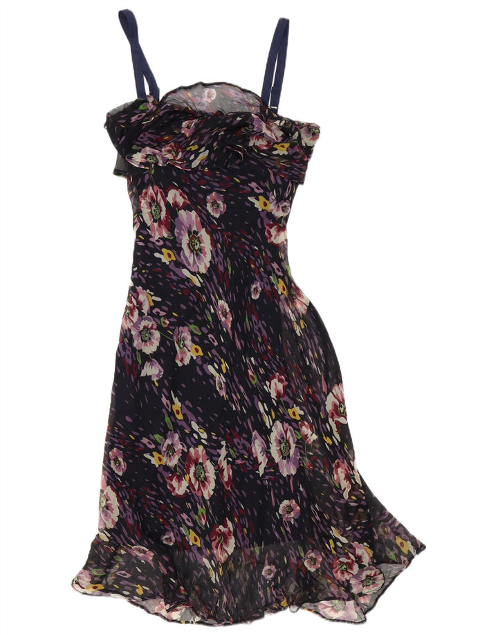 Rochie de soare cu volane Naf Naf IT 36 XS Multicolor Floral