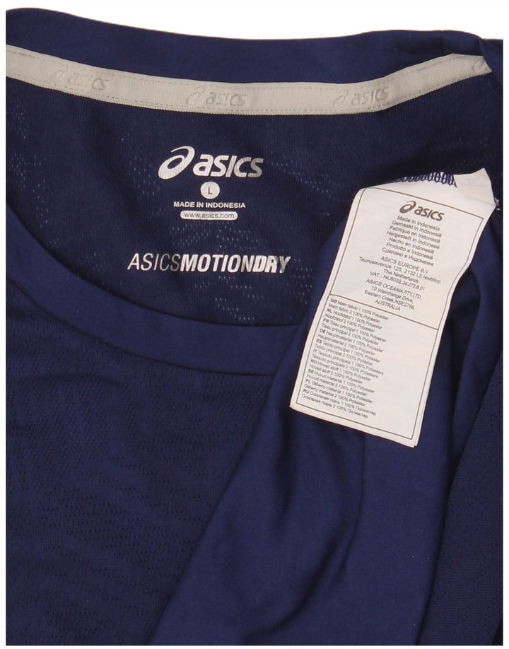 Top Vest Asics pentru femei UK 16 mare, bleumarin, poliester