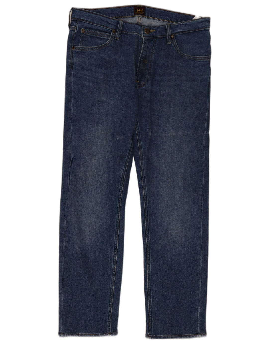 Blugi drepti Lee Daren Zip Fly pentru femei W32 L30 bumbac albastru