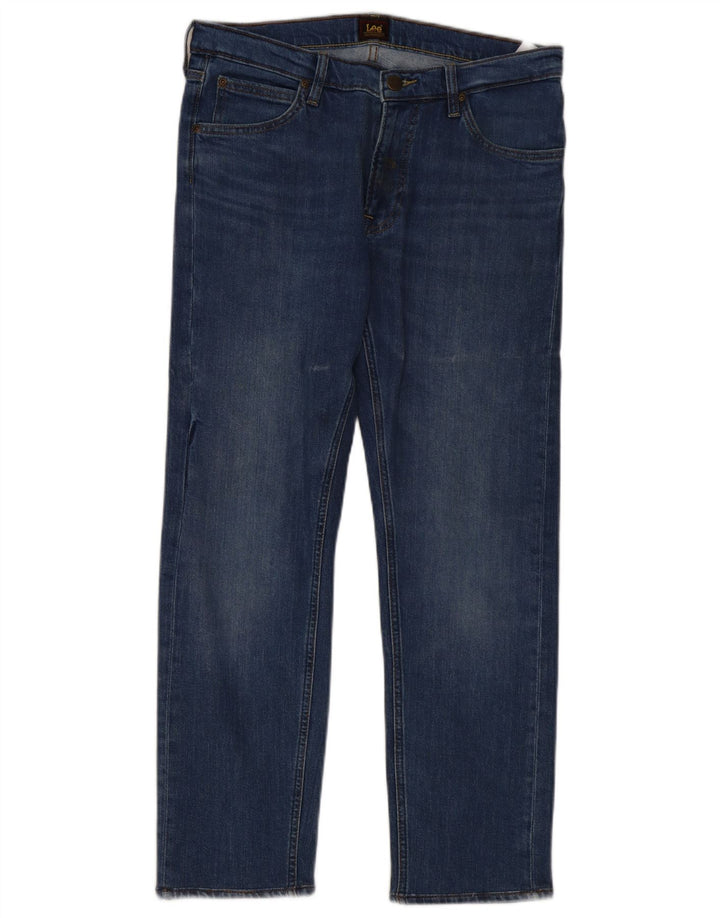 Blugi drepti Lee Daren Zip Fly pentru femei W32 L30 bumbac albastru