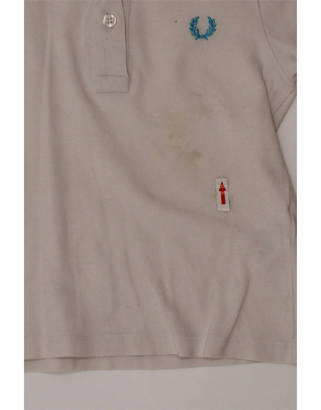 Cămașă polo Fred Perry pentru băieți 3-4 ani din bumbac alb