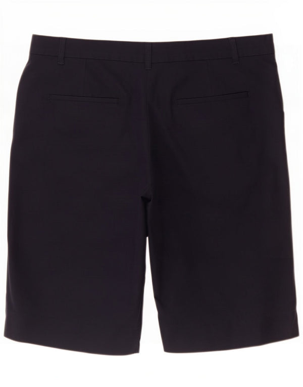 Pantaloni scurti chino pentru femei Marks & Spencer UK 14 Large W34 Bumbac bleumarin