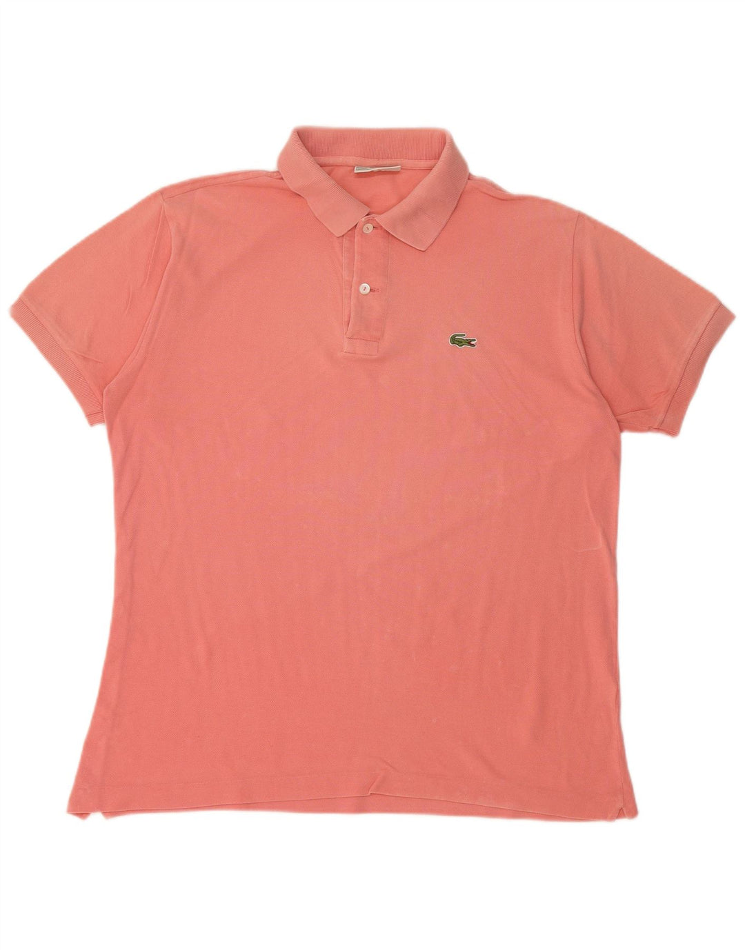 Tricou polo LACOSTE pentru bărbați mărimea 4, bumbac roz mediu