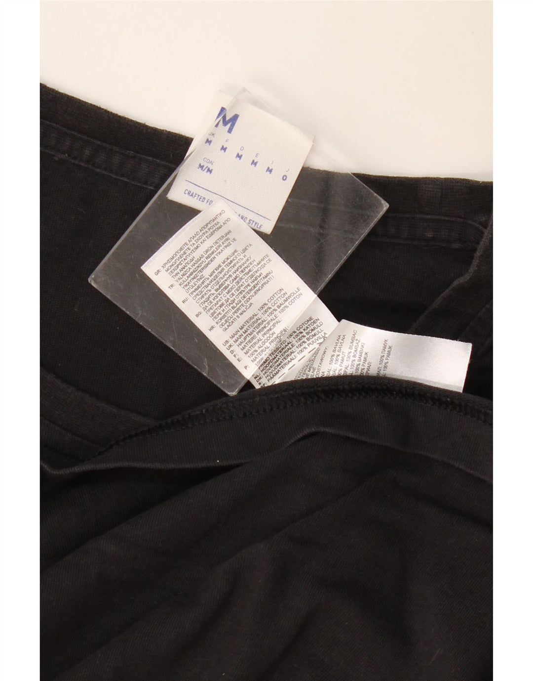 Tricou grafic REEBOK pentru bărbați Top mediu negru bumbac