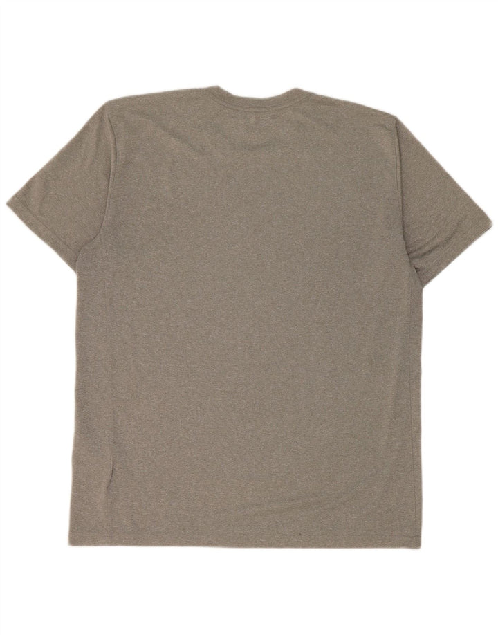 Tricou Nike Dri Fit pentru bărbați Top mare, gri, poliester