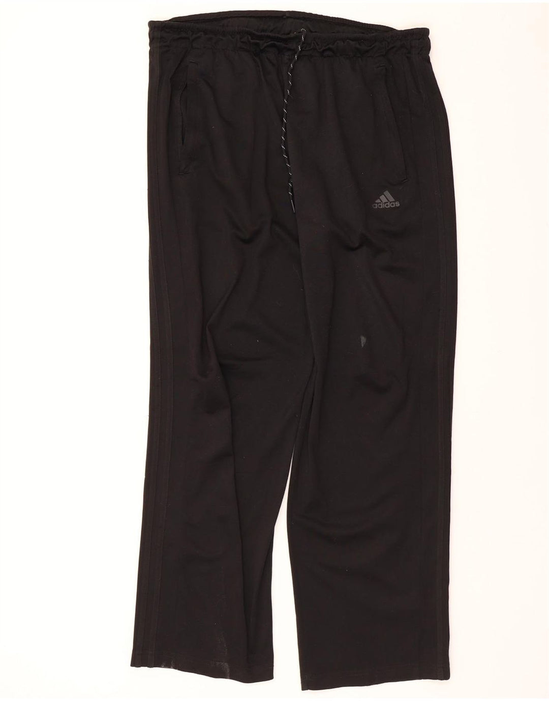 ADIDAS Mens Climalite Tracksuit Trousers XL Black Polyester Vintage Adidas and Second-Hand Adidas from Messina Hembry 