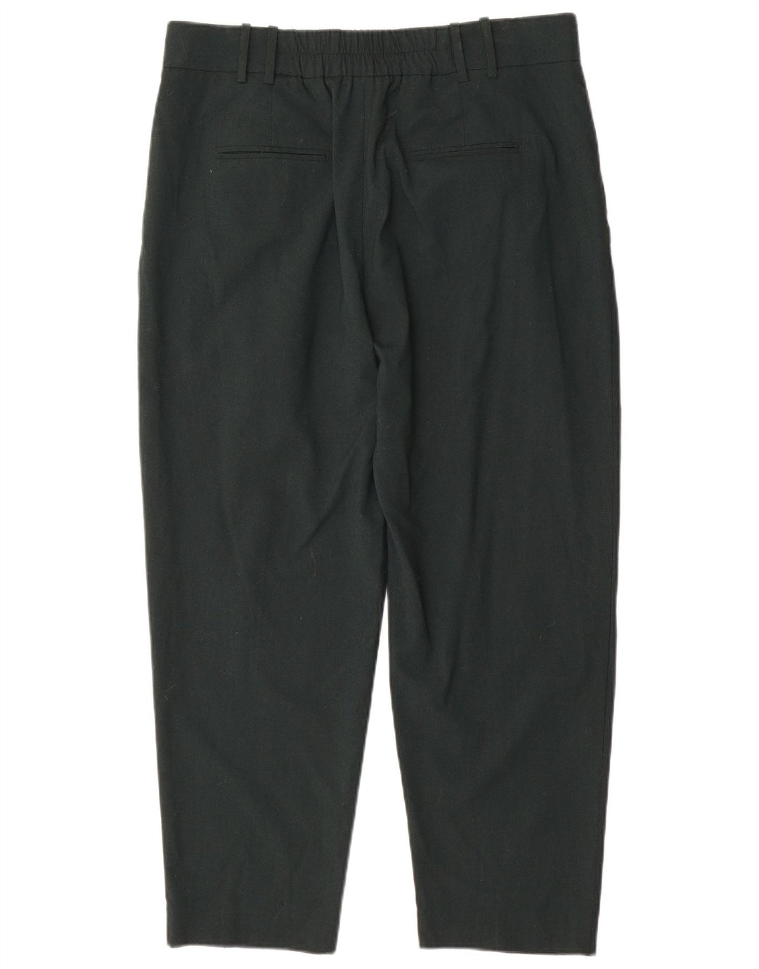 Pantaloni tăiați pentru femei Zara XL W36 L26 Poliester verde
