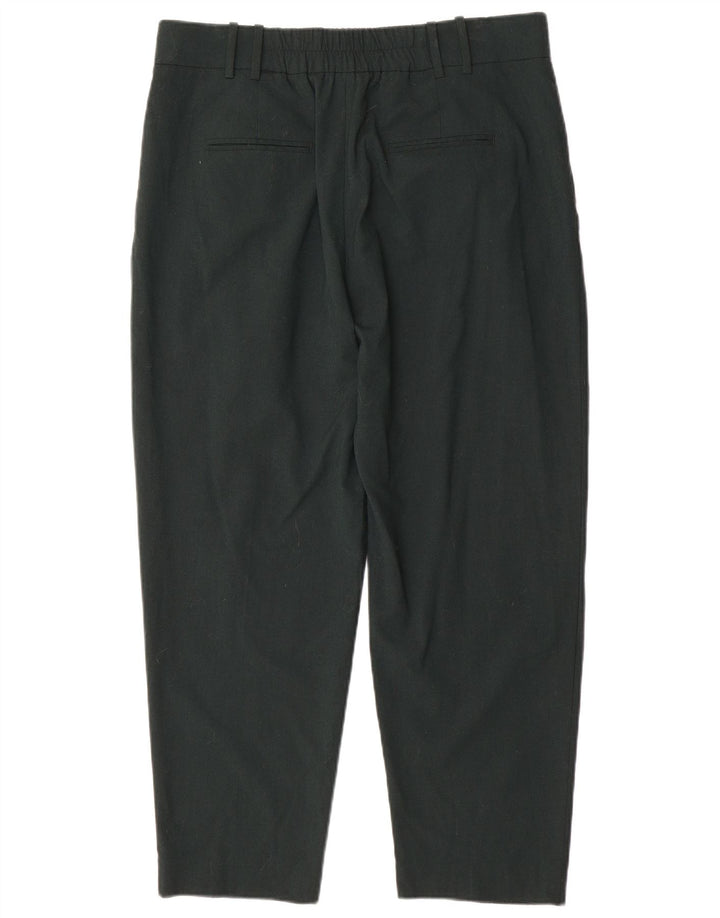 Pantaloni tăiați pentru femei Zara XL W36 L26 Poliester verde