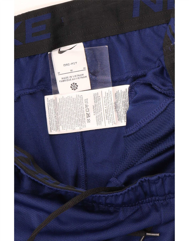 Pantaloni scurți sport Nike Dri Fit pentru bărbați, medii, albastru, poliester color bloc