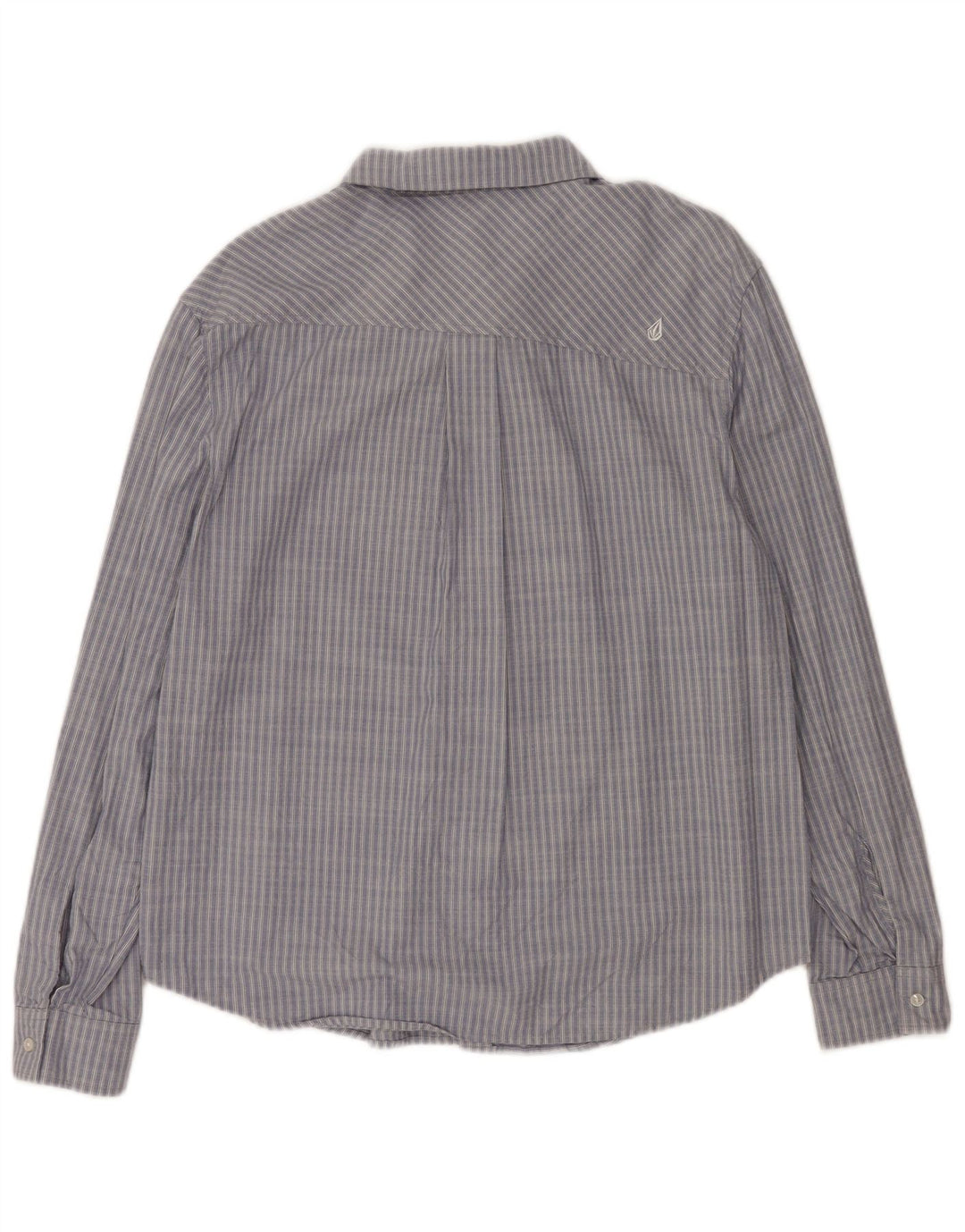Cămașă pentru femei Volcom UK 14 mare, bumbac cu dungi albastre