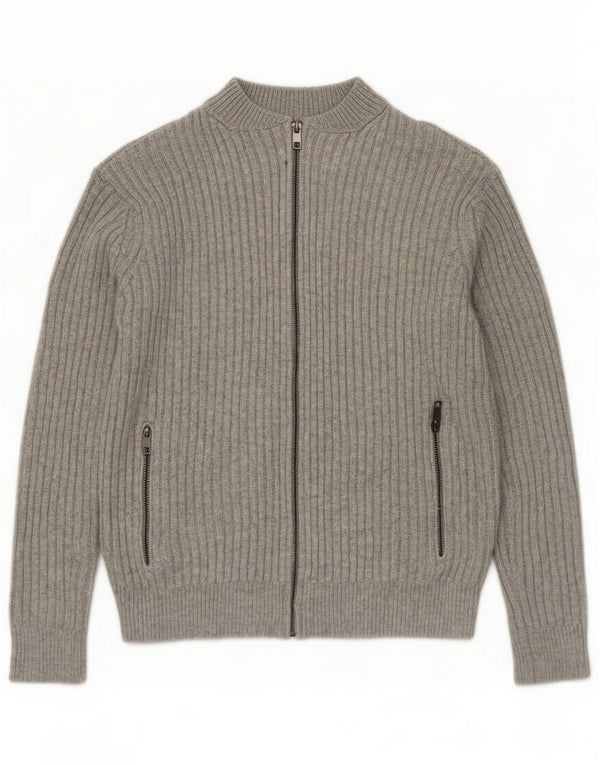 Marks & Spencer Pulover cardigan pentru femei UK 10 Small Gri Poliester