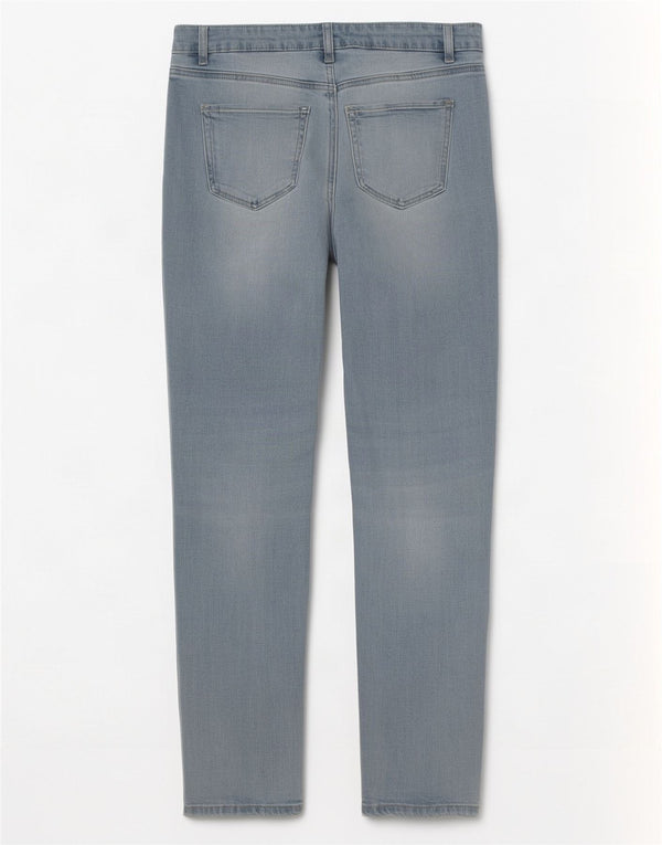 Blugi subțiri pentru femei M&Co UK 14 Large W32 L29 Blue Bumbac