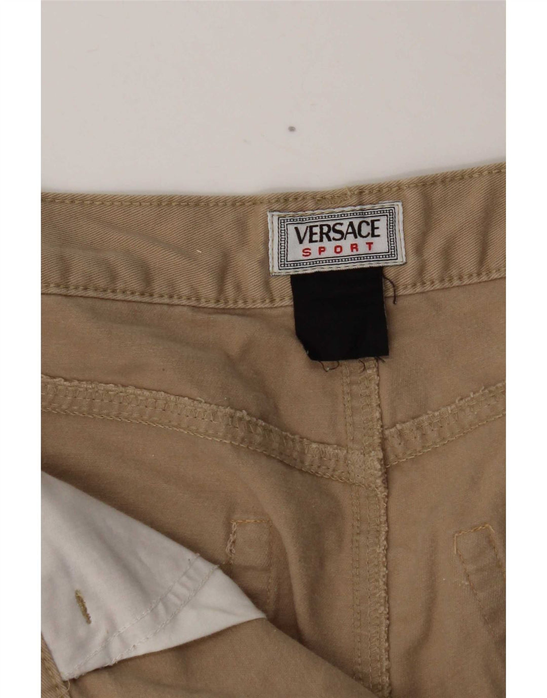 Pantaloni casual drepti pentru bărbați Versace W31 L30 bej