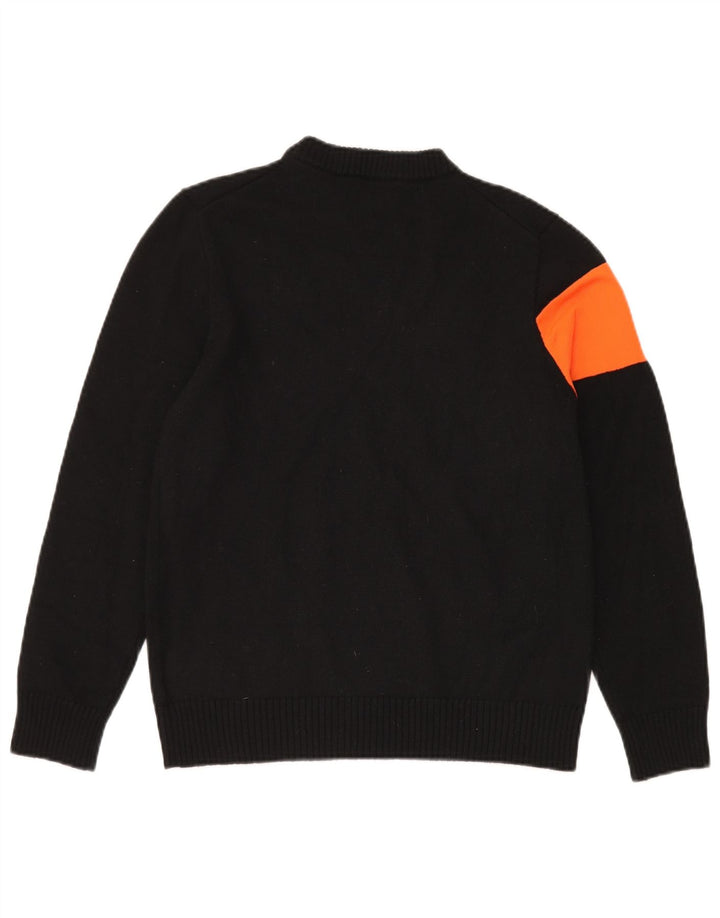 ROSSIGNOL Pulover cu gât roșu pentru femei UK 12 Medium Black Colorblock