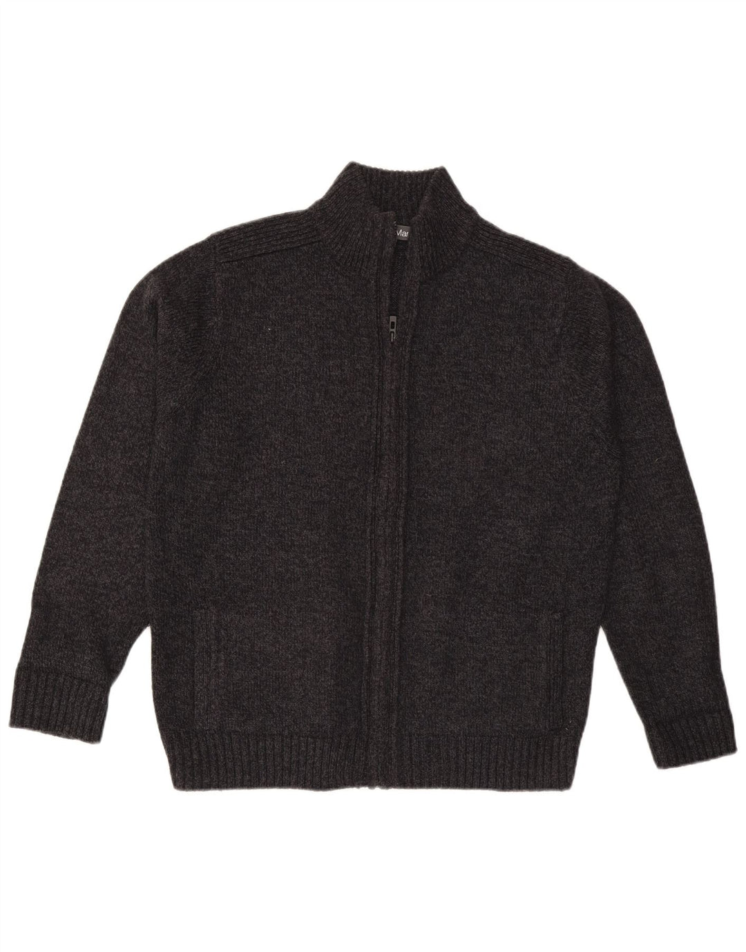 Pulover cardigan pentru bărbați Marks & Spencer, mare, gri acrilic
