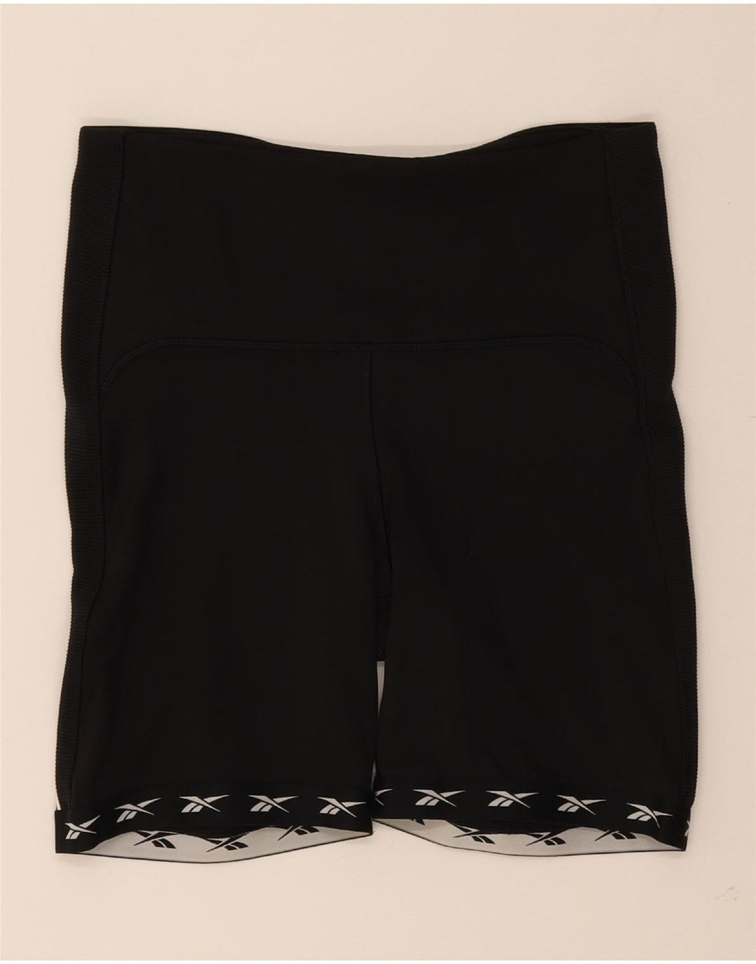 REEBOK Womens Sport Shorts UK 12/14 Medium Black Polyester Vintage Reebok and Second-Hand Reebok from Messina Hembry 