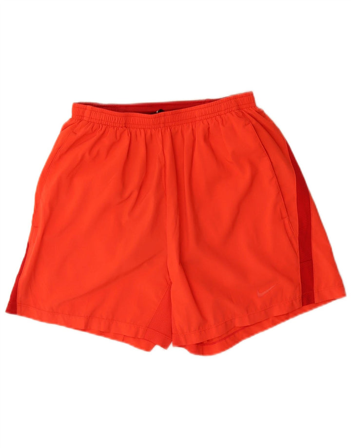 Pantaloni scurți sport Nike Dri Fit pentru bărbați, portocalii mici, poliester