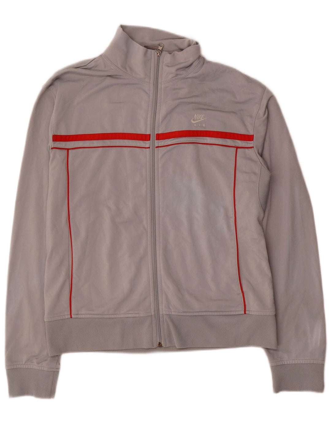 Jachetă de top pentru trening Nike pentru femei UK 16/18 XL Gri poliester color bloc