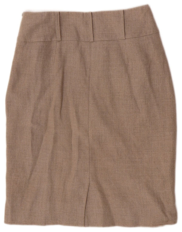 Fusta creion Hobbs pentru femei UK 8 Small W26 Bej In
