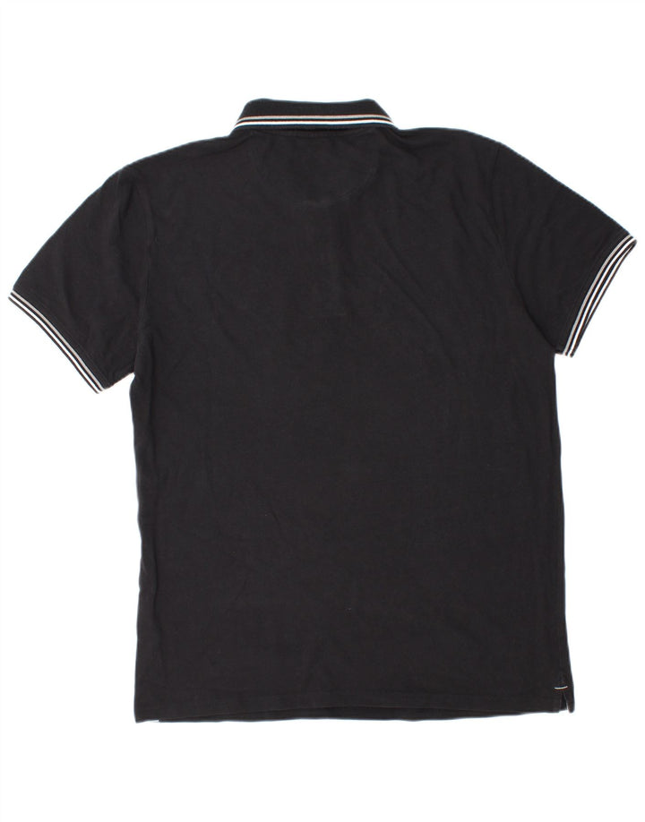 Tricou polo pentru bărbați Champion, mare, negru, bumbac