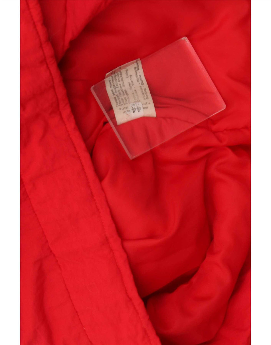 Jachetă căptușită vintage pentru bărbați UK 44 2XL Poliamidă roșie