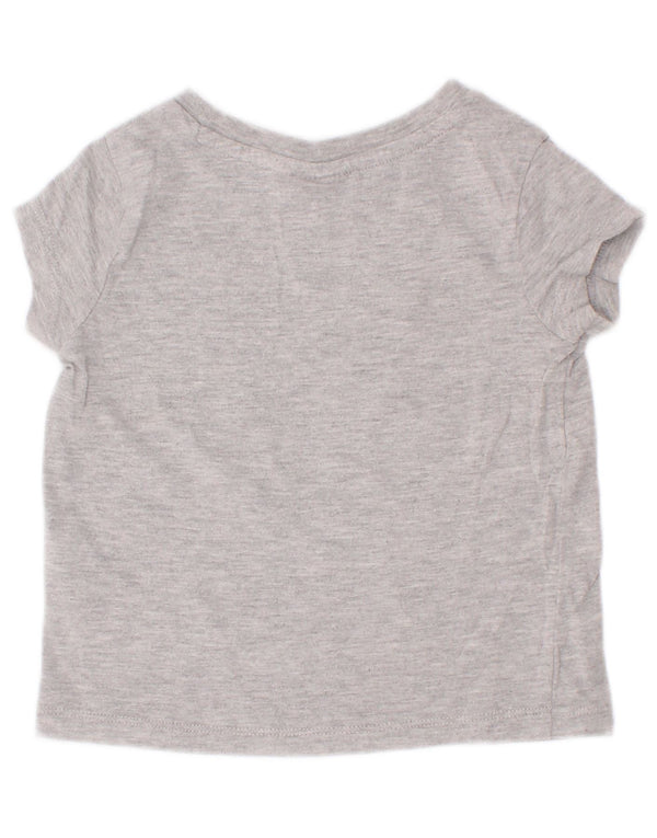 Tricou cu mânecă scurtă Puma pentru fetițe, 18-24 luni, gri cu pete
