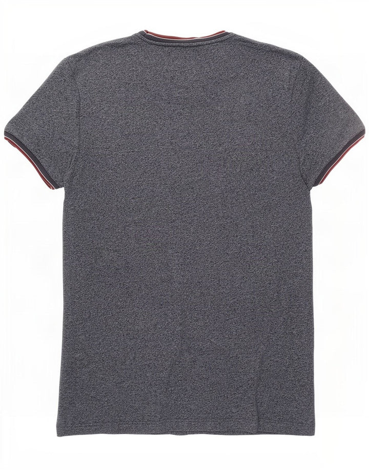 Tricou Jack Wills pentru bărbați Top mediu din bumbac cu pete albastru bleumarin