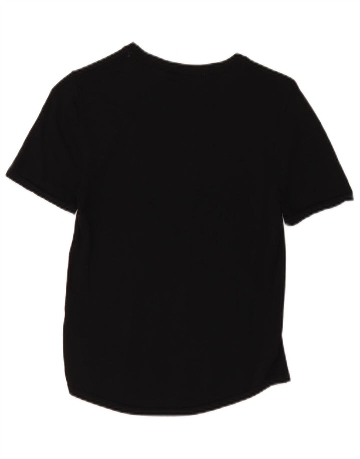 Tricou pentru femei Zara UK 12 Medium Black Viscose