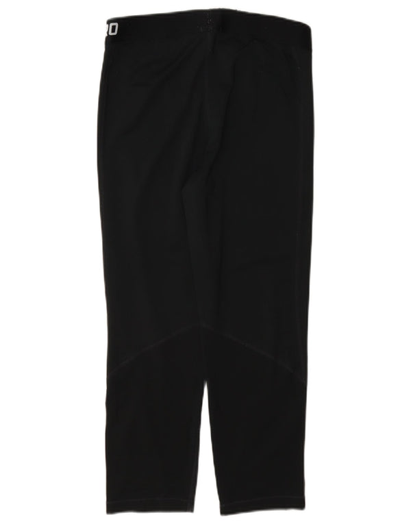 Leggings Nike Dri Fit Graphic Capri pentru femei UK 12 Medium Black