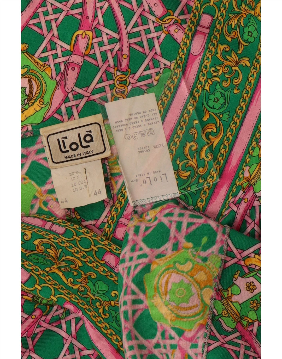 LIOLA Rochie oversized cu model abstract pentru femei UK 10 Mic verde