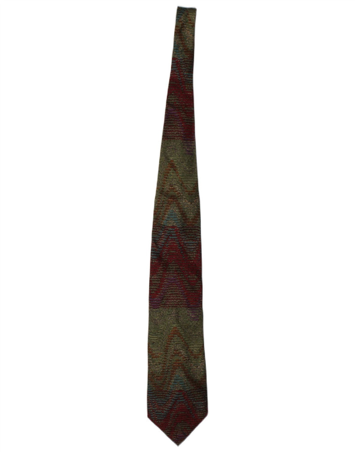 MISSONI Mens Cravatte Tie One Size Multicoloured Striped Silk