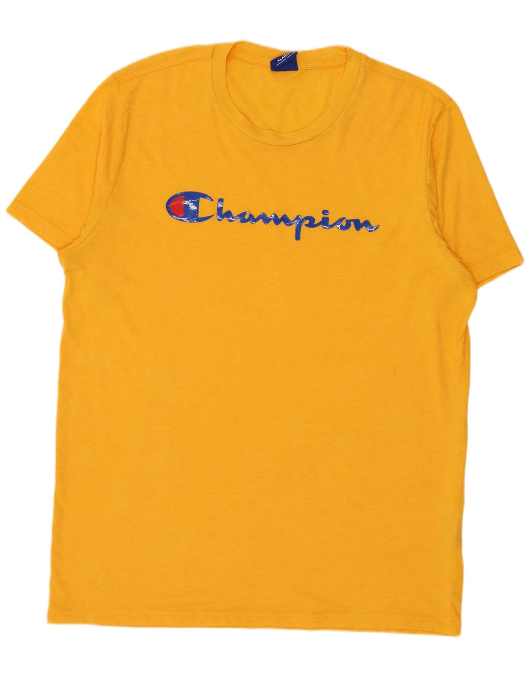 Tricou grafic pentru bărbați Champion Top XL Galben Poliester