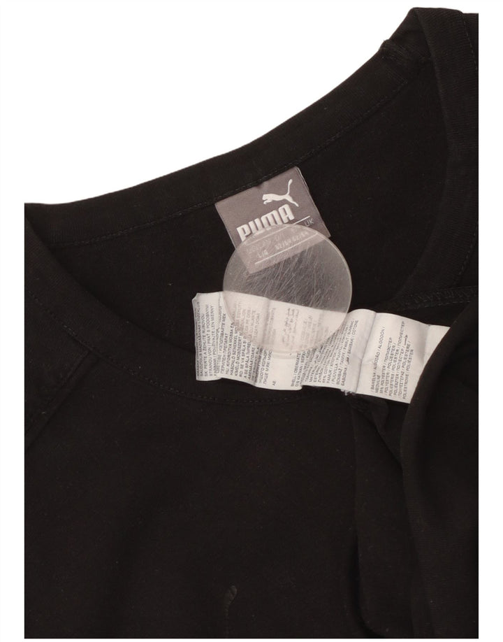 Tricou PUMA BVB Dortmund pentru bărbați Top mare din bumbac negru