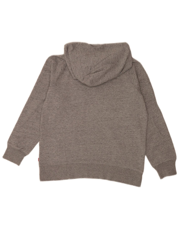 Pulover Levi's pentru bărbați cu capota grafică XS, bumbac cu pete gri
