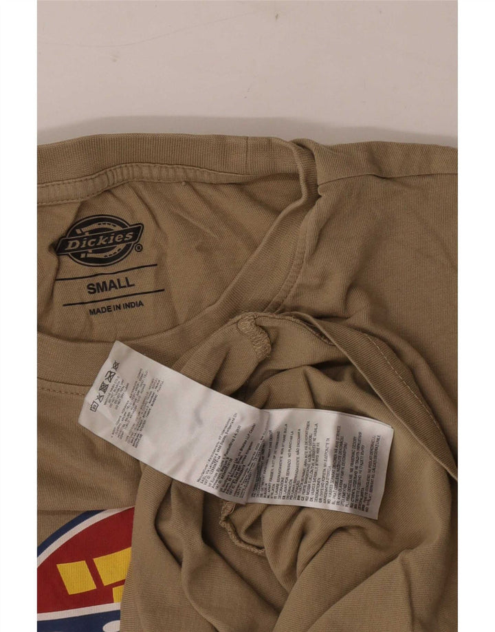 Tricou grafic pentru bărbați Dickies Top mic, bej, bumbac