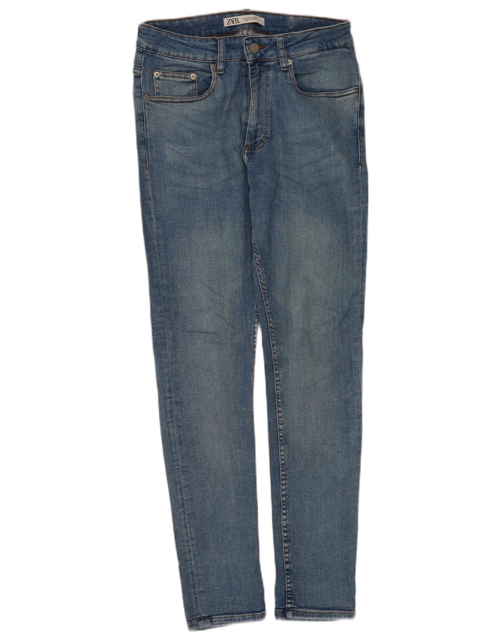 Blugi skinny pentru bărbați Zara EU 40 Medium W31 L30 Albastru
