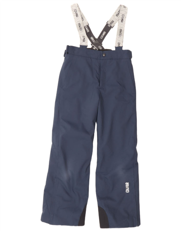 Pantaloni de schi Colmar pentru baieti 11-12 ani, albastru bleumarin, color block