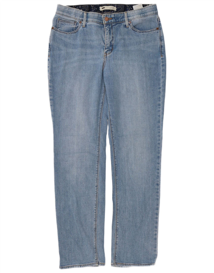 Blugi drepti pentru femei Levi's 525 W32 L32 Bumbac albastru