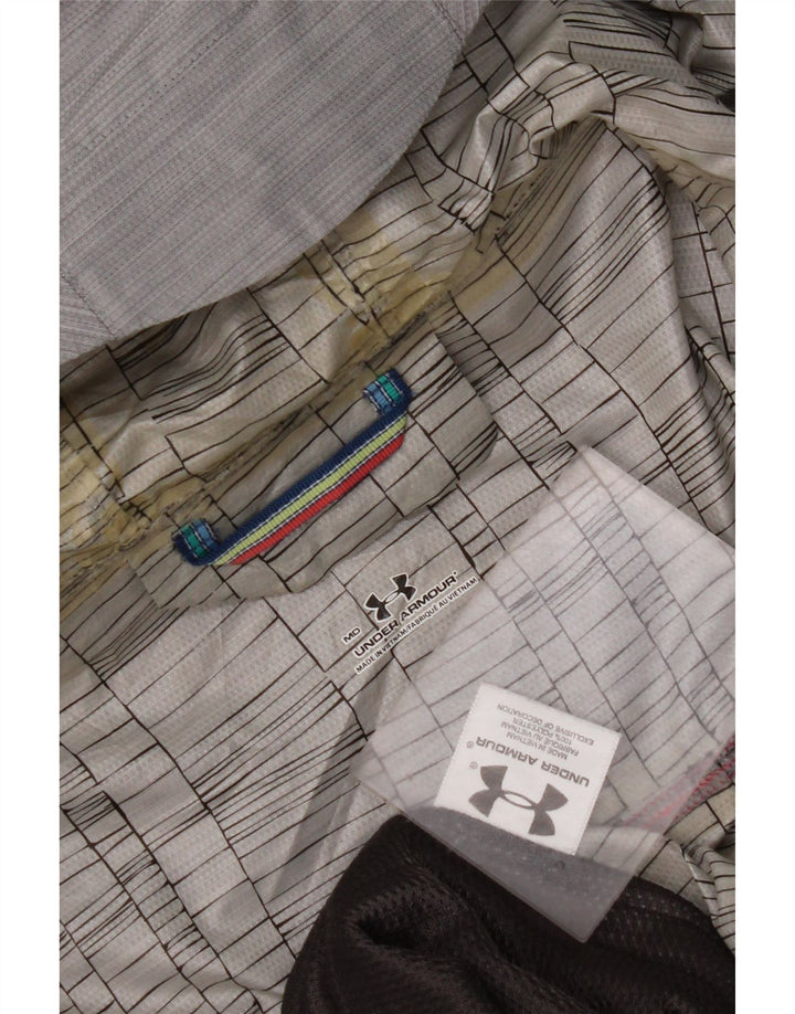 Jachetă de ploaie cu glugă pentru bărbați UNDER ARMOUR UK 38 Medium Gri Poliester