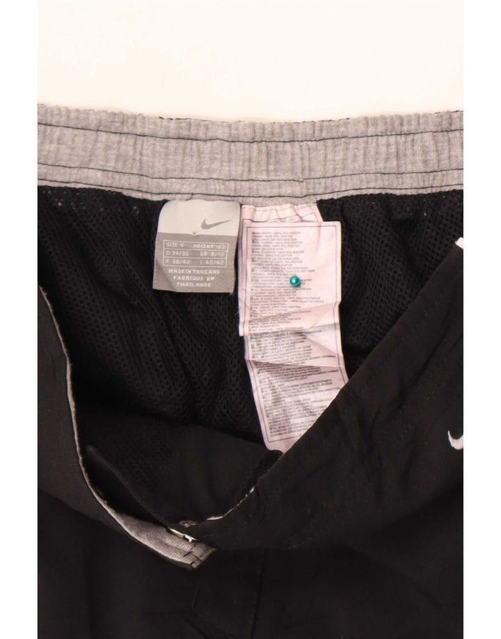 Bermude sport Nike pentru femei UK 8/10 Poliester cu dungi negre mici
