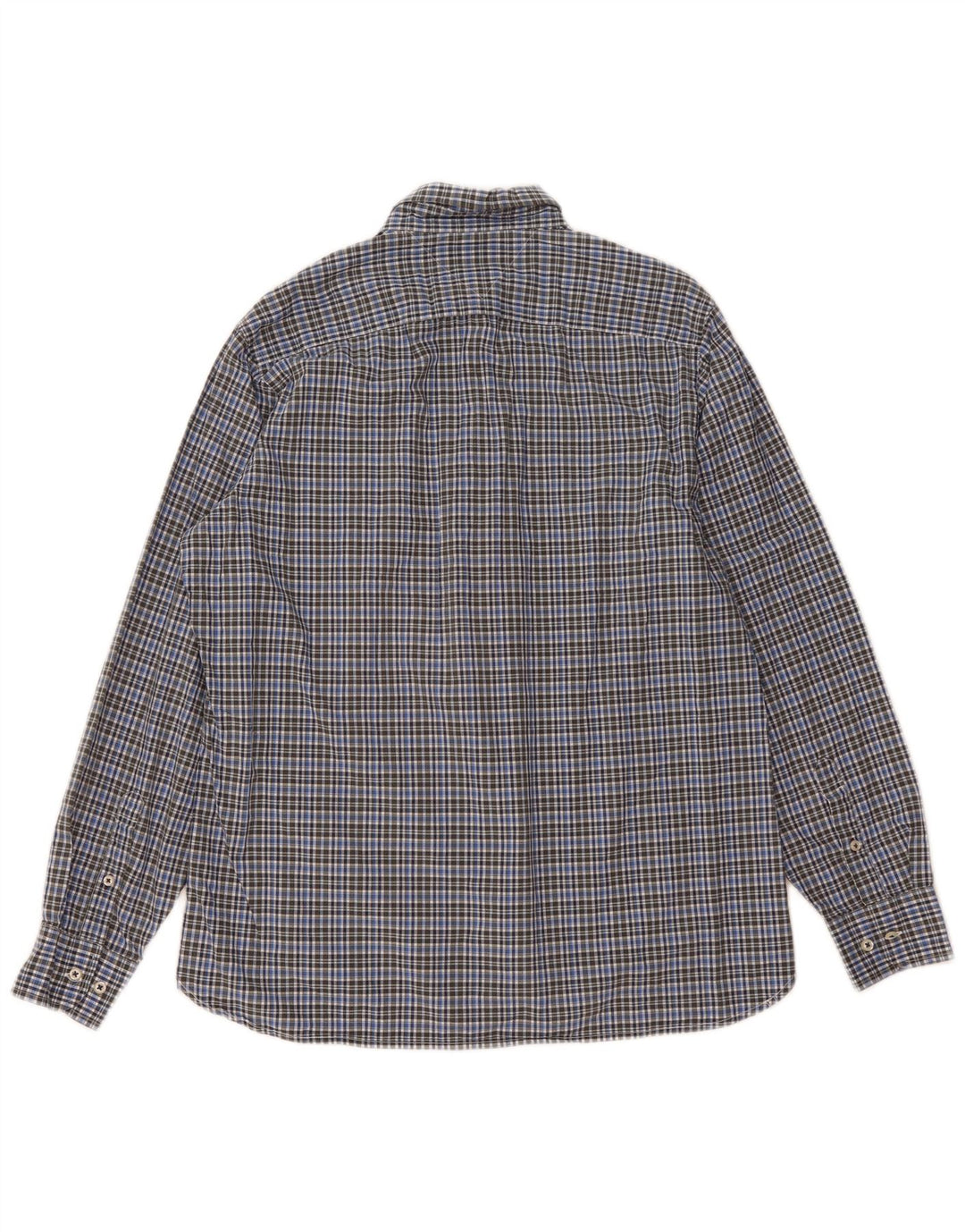 Cămașă personalizată pentru bărbați Tommy Hilfiger, bumbac cu carouri mari, albastre