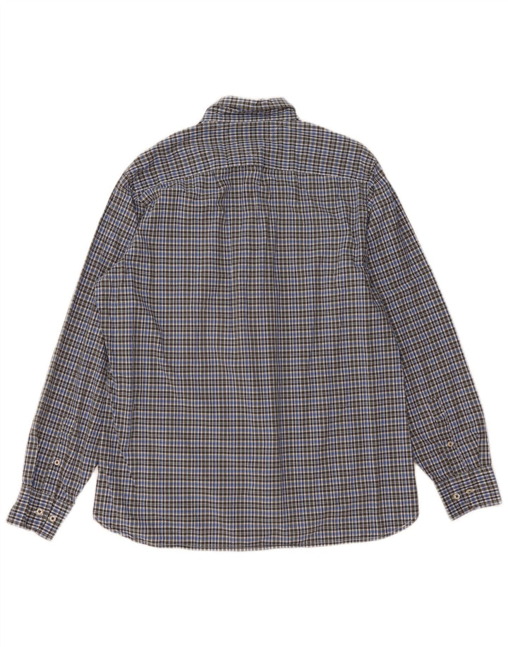 Cămașă personalizată pentru bărbați Tommy Hilfiger, bumbac cu carouri mari, albastre