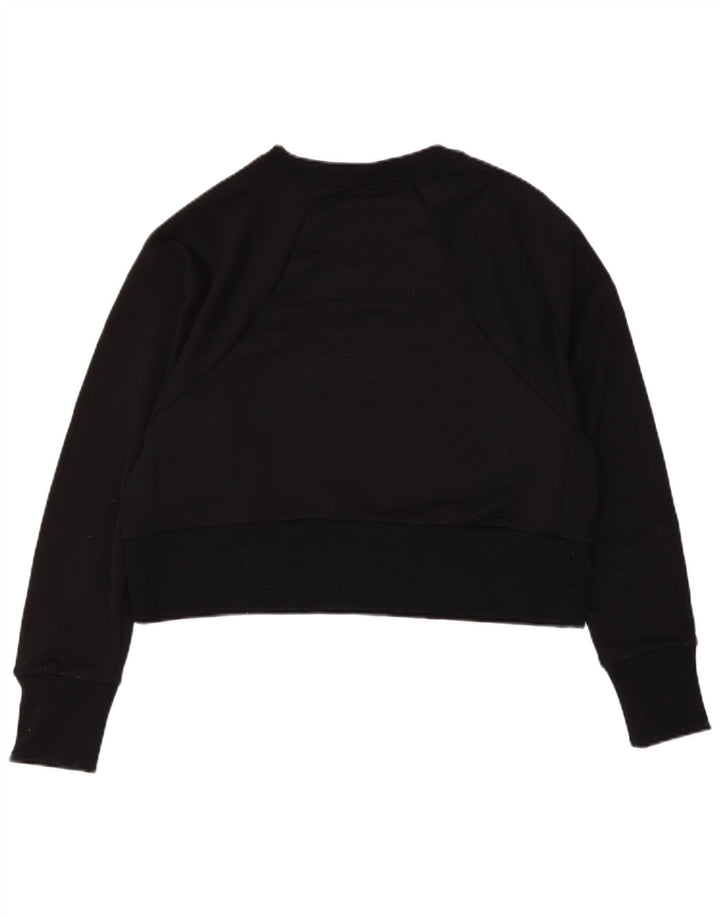 Pulover pentru femei Nike Crop Graphic Oversized Hanorac UK 10 Mic Negru