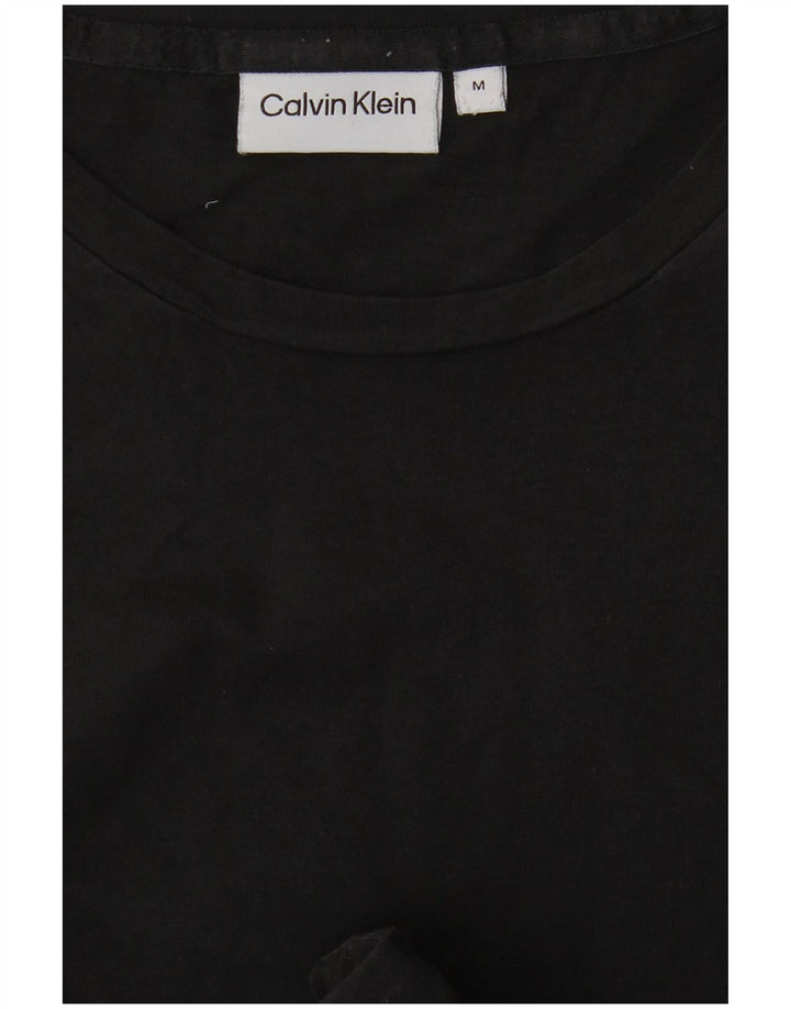 Tricou Calvin Klein Bărbați Top Mediu Negru