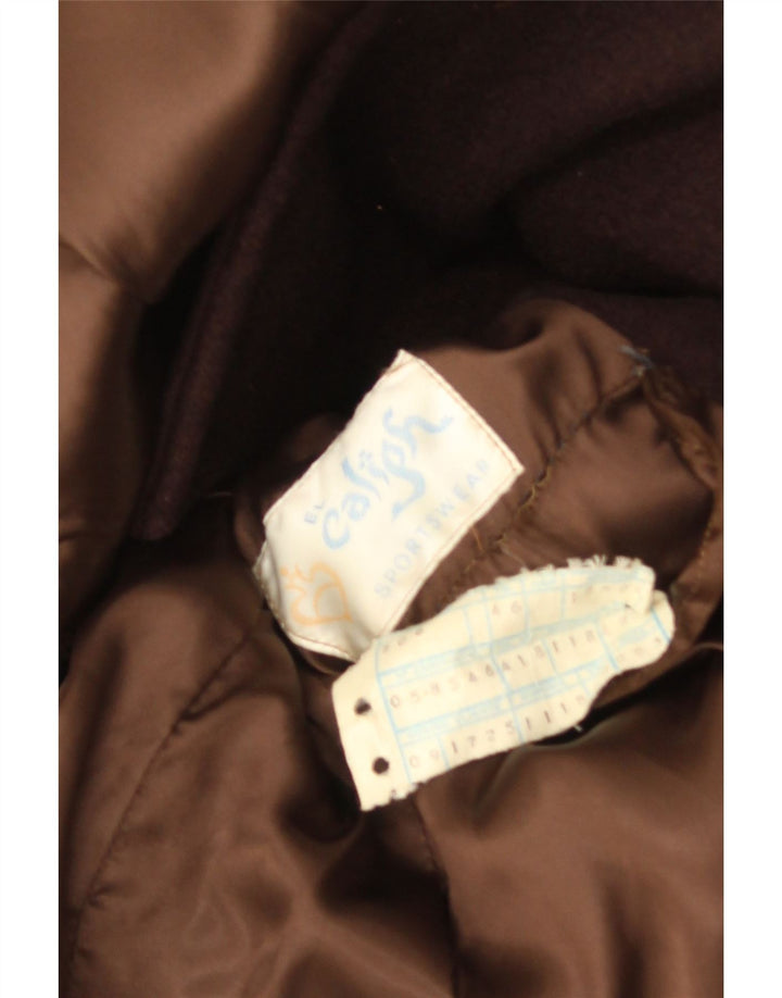 Palton dublu pentru bărbați vintage IT 46 maro mic