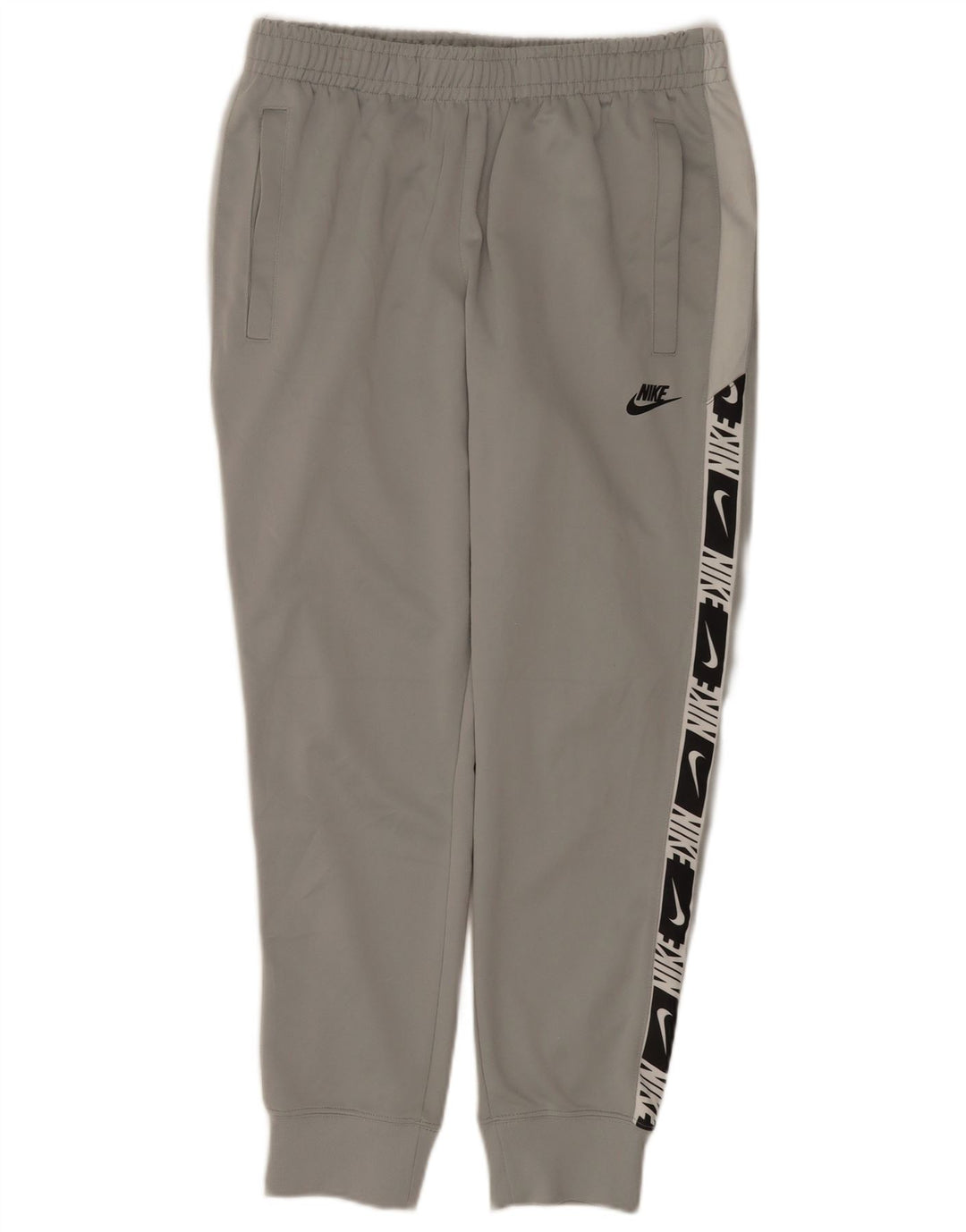 Pantaloni de trening grafic pentru bărbați Nike Pantaloni de jogging, gri mediu, bloc de culoare