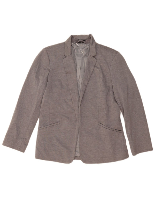 Jachetă Blazer pentru femei Oasis UK 10, Gri mic, poliester cu dungi