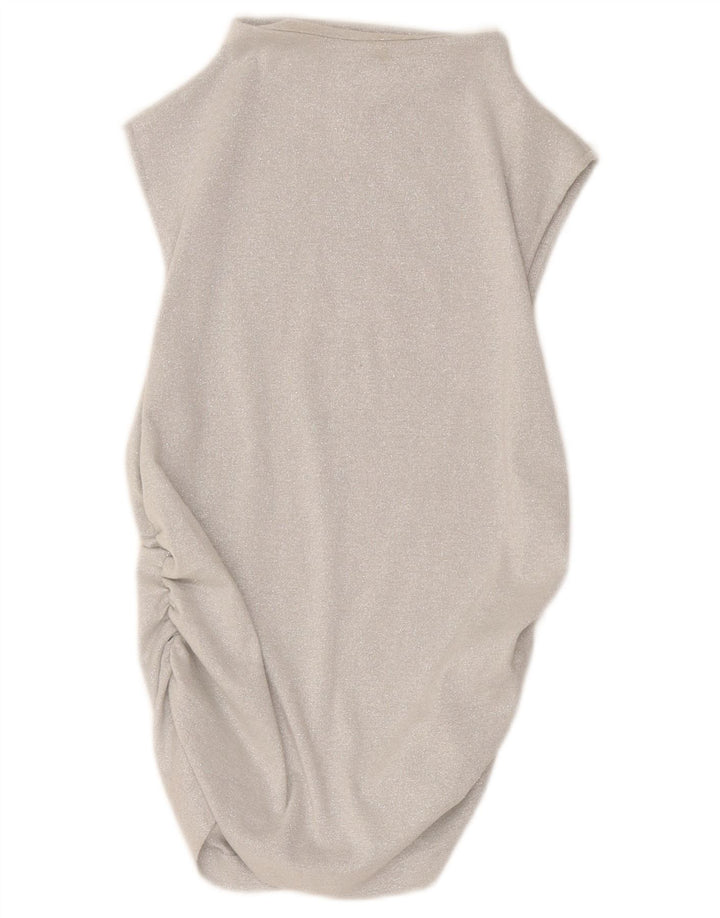Rochie Bubble pentru femei Marks & Spencer UK 14 Medium Silver Flecked Viscose