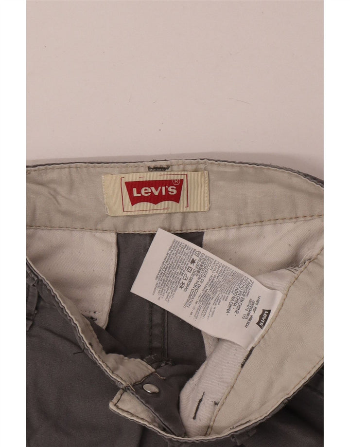 Pantaloni scurti cargo pentru băieți Levi's 13-14 ani W27 bumbac gri