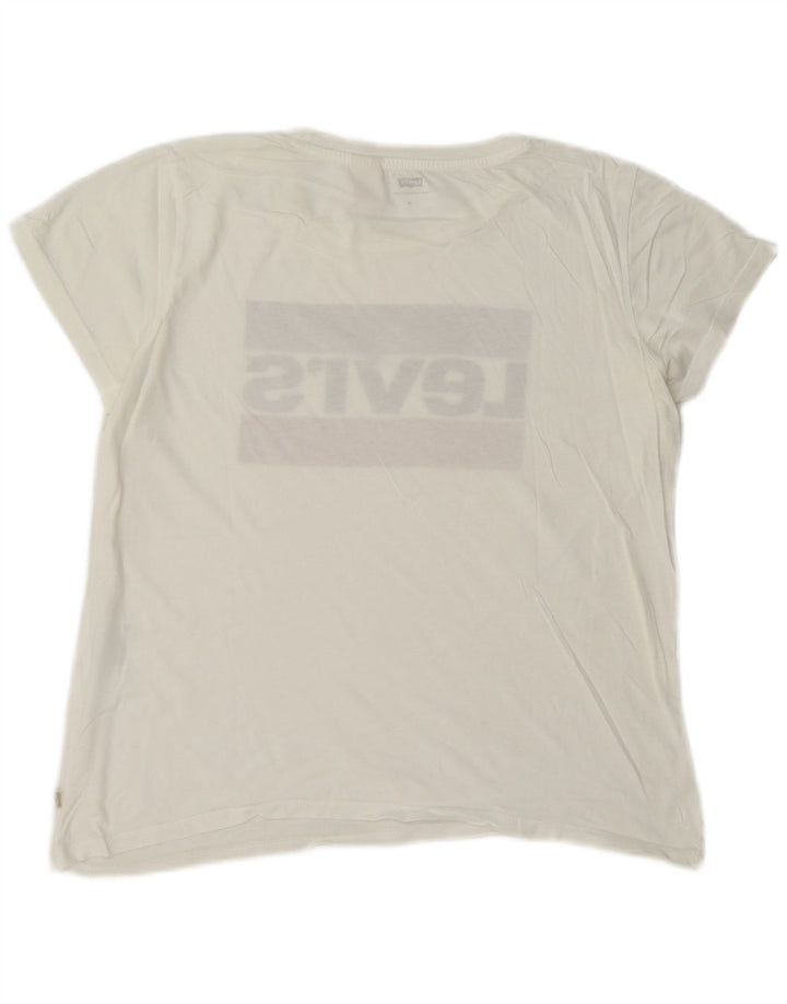 Tricou grafic Levi's pentru femei Top UK 14 Medium White